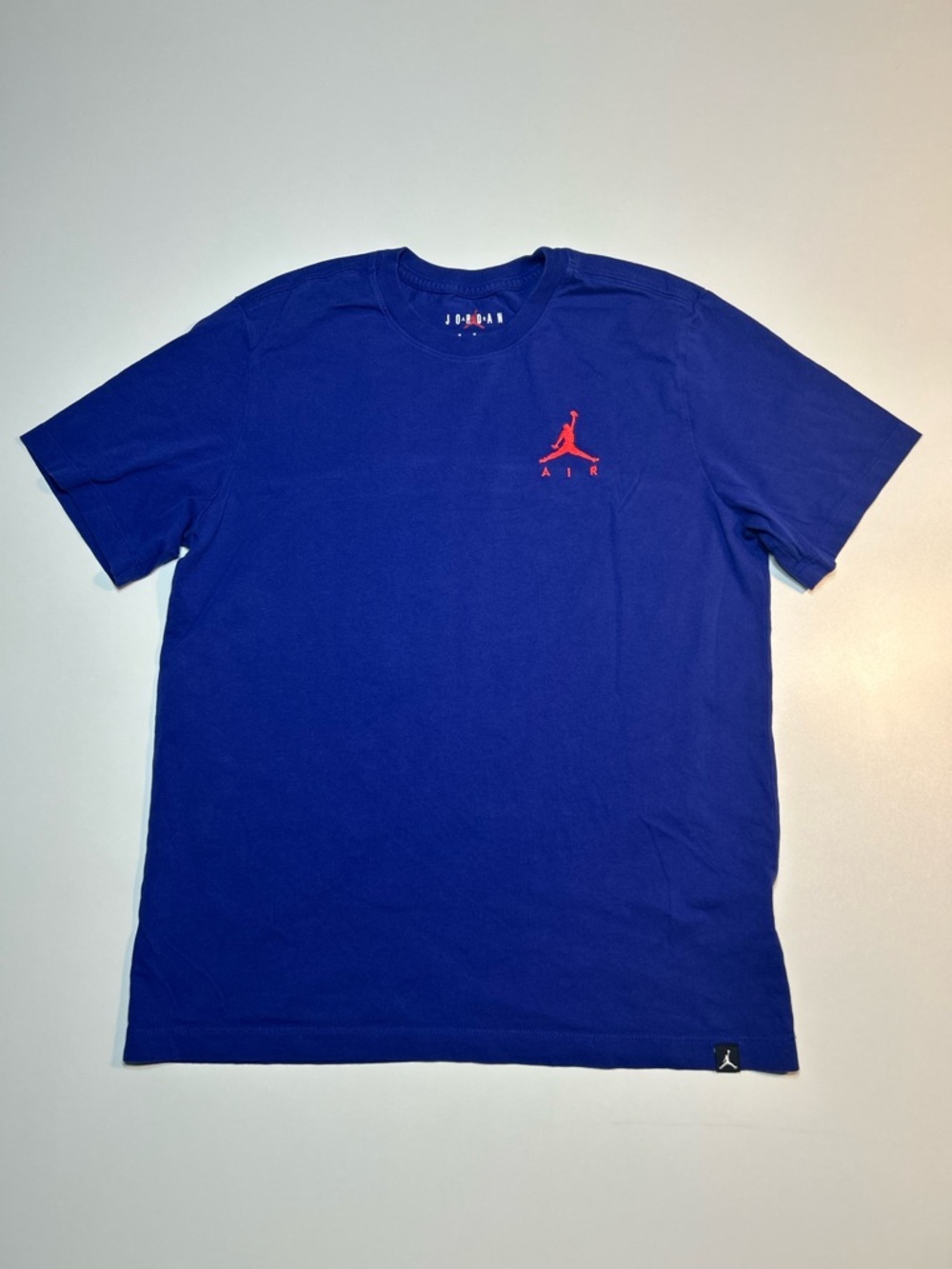Jordan Air Men's T-Shirt Deep Royal Blue Short Sleeve